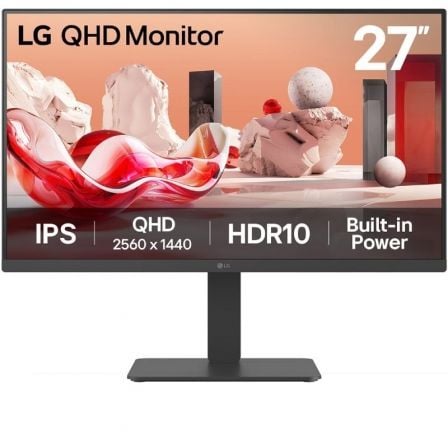 art_lg-m2027ba45qb-b_1.jpg Monitor Profesional LG 27BA45QB-B 27"/ QHD/ Multimedia/ Regulable en altura/ Negro - Imagen 1