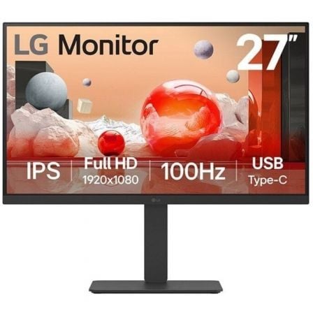 art_lg-m2027ba750-b_1.jpg Monitor Profesional LG 27BA750-B 27"/ Full HD/ Multimedia/ Regulable en altura/ Negro - Imagen 1