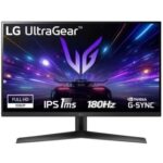 Monitor Gaming LG UltraGear 27GS60F-B 27"/ Full HD/ 1ms/ 180Hz/ IPS/ Negro