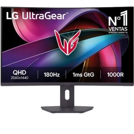 art_lg-m2032g600a-b_1.jpg Monitor Gaming Curvo LG UltraGear 32G600A-B 31.5"/ QHD/ 1ms/ 180Hz/ VA/ Regulable en altura/ Negro - Imagen 1