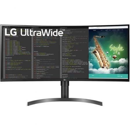 art_lg-m2035wn75cp-b_1.jpg Monitor Profesional Ultrapanorámico Curvo LG 35WN75CP-B 35"/ WQHD/ Multimedia/ Regulable en Altura/ Negro - Imagen 1