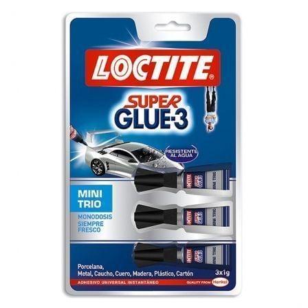 art_loc-loctite20mini20trio203x1_1.jpg Pegamento en Tubo Loctite Super Glue-3 Mini Trio/ 3 x 1g - Imagen 1