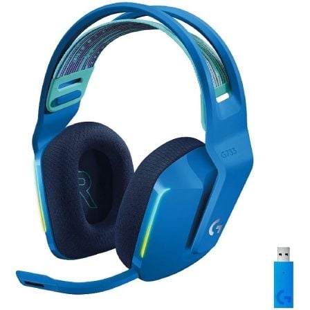 art_log-aur20inal20g73320bl_1.jpg Auriculares Gaming Inalámbricos con Micrófono Logitech G733/ Azules - Imagen 1