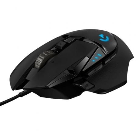 art_log-mou20g50220hero20bk20v2_1.jpg Ratón Gaming Logitech G502 Hero/ Hasta 25600 DPI/ Negro - Imagen 1