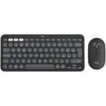 Teclado y Ratón Inalámbricos Logitech Pebble 2 Combo