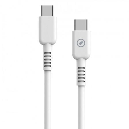 art_muv-cab20mcusc0008_1.jpg Cable USB 2.0 Tipo-C Muvit For Change MCUSC0008/ USB Tipo-C Macho - USB Tipo-C/ Hasta 60W/ 480Mbps/ 1.2m/ Blanco - Imagen 1