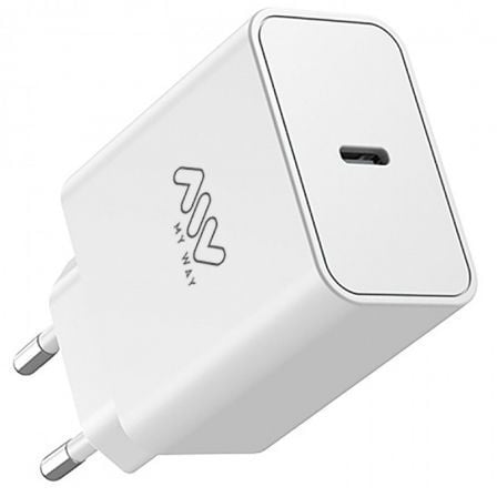art_myw-carga20mwacc0018_1.jpg Cargador de Pared Myway MWACC0018/ 1xUSB Tipo-C/ 45W - Imagen 1