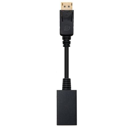 art_nan-adp20102016200502_1.jpg Conversor Nanocable 10.16.0502/ DisplayPort Macho - HDMI Hembra/ 15cm/ Negro - Imagen 1