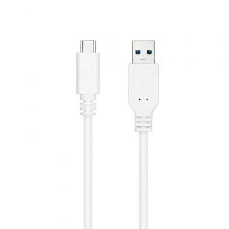 art_nan-cab20102001204002-w_1.jpg Cable USB 3.1 Nanocable 10.01.4002-W/ USB Tipo-C Macho - USB Macho/ 2m/ Blanco - Imagen 1