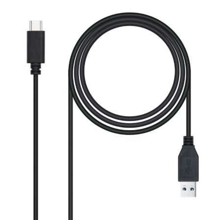 art_nan-cab20102001204002_1.jpg Cable USB 3.1 Tipo-C Nanocable 10.01.4002/ USB Tipo-C Macho - USB Macho/ 10Gbps/ 2m/ Negro - Imagen 1