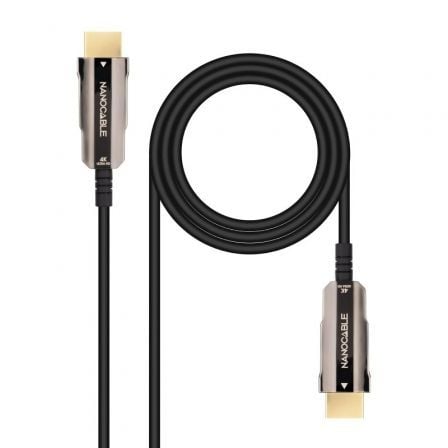 art_nan-cab20102015202010_1.jpg Cable HDMI 2.0 4K Nanocable 10.15.2010/ HDMI Macho - HDMI Macho/ 10m/ Negro - Imagen 1
