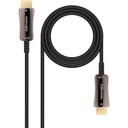 art_nan-cab20102015202110_1.jpg Cable HDMI 2.1 AOC 8K Nanocable 10.15.2110/ HDMI Macho - HDMI Macho/ 10m/ Negro - Imagen 1