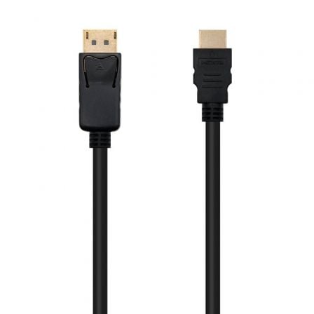 art_nan-cab20102015204310_1.jpg Cable Conversor Nanocable 10.15.4310/ Displayport Macho - HDMI Macho/ 10m/ Negro - Imagen 1