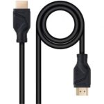 Cable HDMI 2.1 8K Nanocable 10.15.8302/ HDMI Macho - HDMI Macho/ 2m/ Negro
