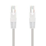 Cable de Red RJ45 UTP Nanocable 10.20.0102-W Cat.5e/ 2m/ Blanco