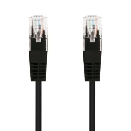 art_nan-cab20102020200105-bk_1.jpg Cable de Red RJ45 UTP Nanocable 10.20.0105-BK Cat.5e/ 5m/ Negro - Imagen 1