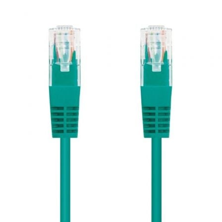 art_nan-cab20102020200400-l25-gr_1.jpg Cable de Red RJ45 UTP Nanocable 10.20.0400-L25-GR Cat.6/ 25cm/ Verde - Imagen 1