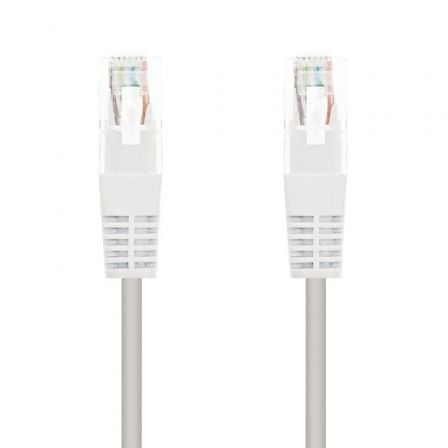 art_nan-cab20102020200400-l25-w_1.jpg Cable de Red RJ45 UTP Nanocable 10.20.0400-L25-W Cat.6/ 25cm/ Blanco - Imagen 1
