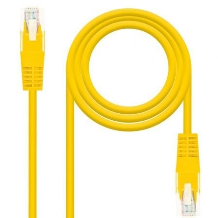 art_nan-cab20102020200400-l3020y_1.jpg Cable de Red RJ45 UTP Nanocable 10.20.0400-L30 Cat.6/ 30cm/ Amarillo - Imagen 1