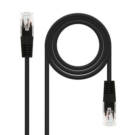 art_nan-cab20102020200401-bk_1.jpg Cable de Red RJ45 UTP Nanocable 10.20.0401-BK/ Cat.6/ 1m/ Negro - Imagen 1