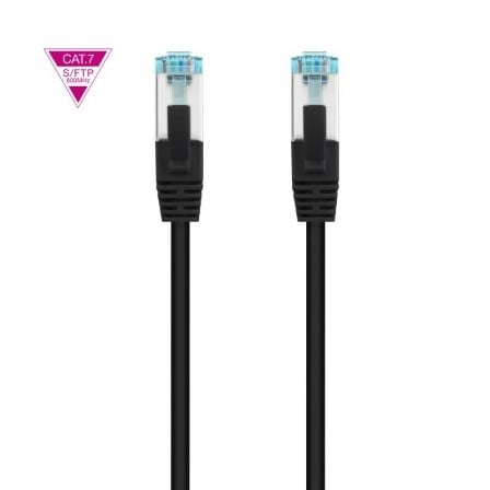 art_nan-cab20102020201702-bk_1.jpg Cable de Red RJ45 SFTP Nanocable 10.20.1702-BK Cat.7/ 2m/ Negro - Imagen 1
