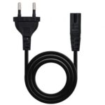 Cable Alimentación Forma 8 Nanocable 10.22.0402-L200/ CEE7/16 Macho - C7 Hembra/ 2m/ Negro
