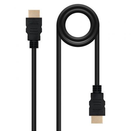 art_nan-cab20hdmi20102015201700_1.jpg Cable HDMI 1.4 Nanocable 10.15.1700/ HDMI Macho - HDMI Macho/ 1m/ Negro - Imagen 1