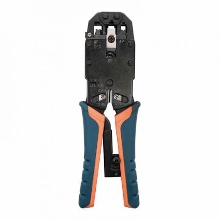 art_nan-crimpadora20102031200102_1.jpg Crimpadora Metálica de Carraca Nanocable 10.31.0102 para RJ10-RJ11-RJ12-RJ45 - Imagen 1