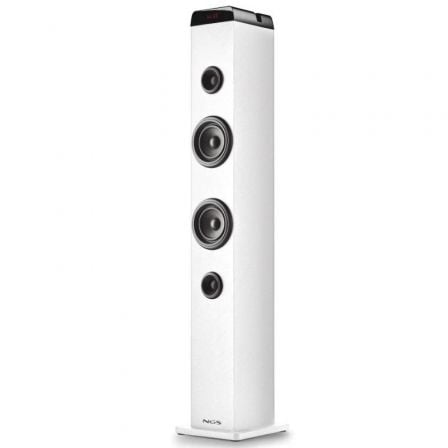 art_ngs-alt20skycharm20pro20wh_1.jpg Torre de Sonido con Bluetooth NGS SKY CHARM PRO/ 80W/ 2.0/ Blanca - Imagen 1