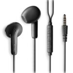 Auriculares Intrauditivos NGS Cross Flip/ con Micrófono/ Jack 3.5/ Negros