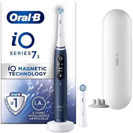 art_orab-pae20cep20io207s202r20st20bl_1.jpg Cepillo Dental Oral-B iO Serie 7S/ Incluye 2 Recambios/ Azul - Imagen 1