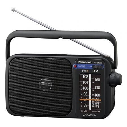 art_pan-radio20rf-2400deg-k_1.jpg Radio Portátil Panasonic RF-2400DEG-K/ Negra - Imagen 1