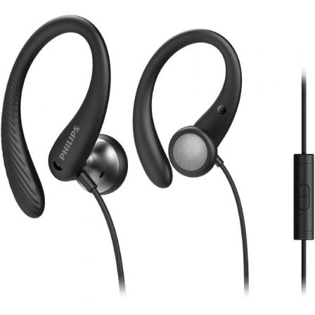 art_phil-aur20taa1105bk_1.jpg Auriculares Deportivos Philips TAA1105BK/ con Micrófono/ Jack 3.5/ Negros - Imagen 1