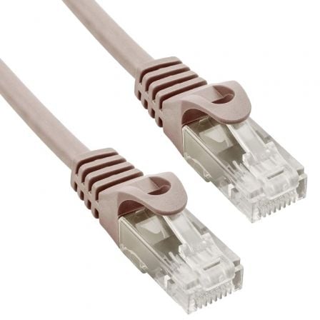 art_phk-cab20phk201652_1.jpg Cable de Red RJ45 UTP Phasak PHK 1652 Cat.6/ 25cm/ Gris - Imagen 1