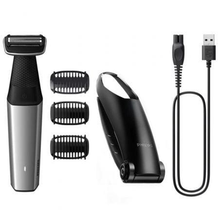 art_phpae-afe20bg5021_1.jpg Afeitadora Philips Bodygroom Series 5000 BG5021/ con Batería/ 4 Accesorios - Imagen 1