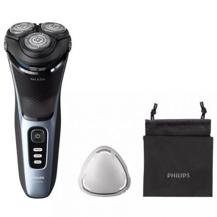 art_phpae-afe20ss300020s32432012_1.jpg Afeitadora Philips Shaver Series 3000 S3243/12/ con Batería / 2 Accesorios - Imagen 1