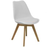 Pack 4 Sillas Piqueras y Crespo Don Rodrigo PACK4351PTBLSP10/ Blancas