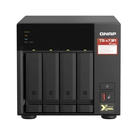 art_qnap-nas20ts-473a-8g_1.jpg NAS QNAP TS-473A-8G/ 4 Bahías 3.5"- 2.5"/ 8GB DDR4/ Formato Torre - Imagen 1