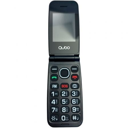 art_qub-tel20neonw204g20bk_1.jpg Teléfono Móvil Qubo NEONW-BK 4G para Personas Mayores/ Negro - Imagen 1