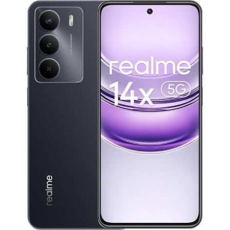 art_real-sp2014x205g208-25620bk_1.jpg Smartphone Realme 14X 8GB/ 256GB/ 6.74"/ 5G/ Negro - Imagen 1