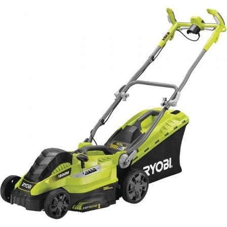 art_ryo-cortacesped20rlm15e36h_1.jpg Cortacésped Ryobi RLM15E36H/ 1500W/ Corte Ø36cm/ Incluye Recolector de Hierba 45L y Adaptador Mulching - Imagen 1