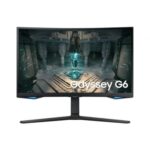 Smart Monitor Gaming Curvo Samsung Odyssey G6 S27BG650EU 27"/ QHD/ 1ms/ 240Hz/ VA/ Multimedia/ Regulable en altura/ Smart TV/ Negro