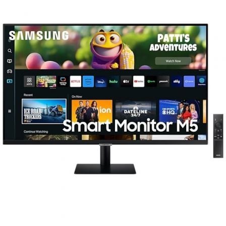 art_sam-m20s27dm500eu20v2_1.jpg Smart Monitor Samsung M5 S27DM500EU 27"/ Full HD/ Multimedia/ Smart TV/ Negro - Imagen 1