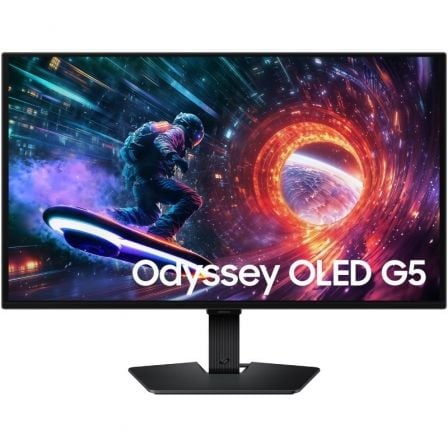 art_sam-m20s27fg502su_1.jpg Monitor Gaming Samsung Odyssey G5 G50SF S27FG502SU 27"/ QHD/ 0.03ms/ 180Hz/ QD-OLED/ Negro - Imagen 1