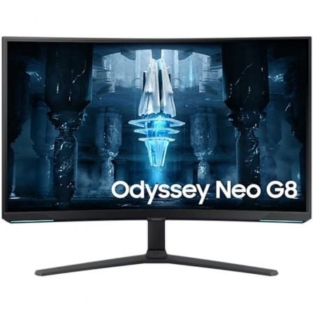 art_sam-m20s32bg850np_1.jpg Monitor Gaming Curvo Samsung Odyssey Neo G8 S32BG850NP 32"/ 4K/ 1ms/ 240Hz/ VA/ Regulable en altura/ Negro y Blanco - Imagen 1