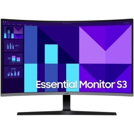 art_sam-m20s32d396gau_1.jpg Monitor Profesional Curvo Samsung Essential S3 S39GD S32D396GAU 32"/ Full HD/ Multimedia/ Negro y Plata - Imagen 1
