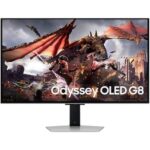 Smart Monitor Gaming Samsung Odyssey OLED G8 S32DG800SU 32"/ 4K/ 0.03ms/ 240Hz/ Multimedia/ Regulable en Altura/ Smart TV/ Plata