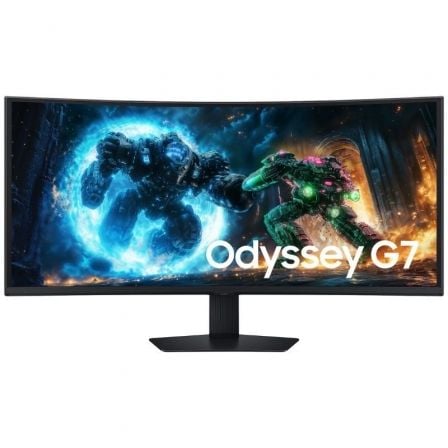 art_sam-m20s40fg750eu_1.jpg Monitor Gaming Ultrapanorámico Curvo Samsung Odyssey G7 G75F S40FG750EU 40"/ 5K2K/ 1ms/ 180Hz/ VA/ Regulable en altura/ Negro - Imagen 1