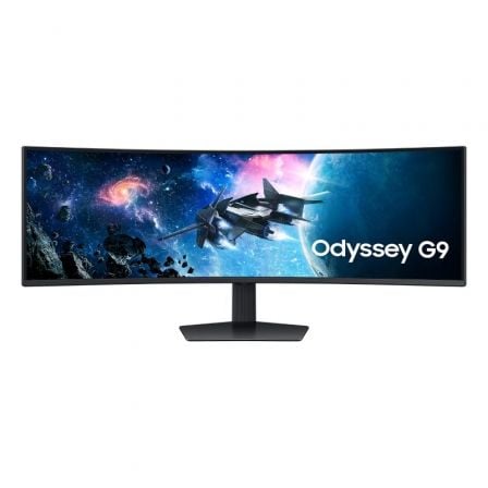 art_sam-m20s49cg954eu_1.jpg Monitor Gaming Ultrapanorámico Curvo Samsung Odyssey G9 S49CG954EU 49"/ Dual QHD/ 1ms/ 240Hz/ VA/ Regulable en altura/ Negro - Imagen 1