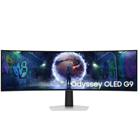 art_sam-m20s49dg934su_1.jpg Smart Monitor Ultrapanorámico Curvo Gaming Samsung Odyssey OLED G9 S49DG934SU 49"/ Dual QHD/ Multimedia/ 0.03ms/ 240Hz/ OLED/ Regulable en altura - Imagen 1